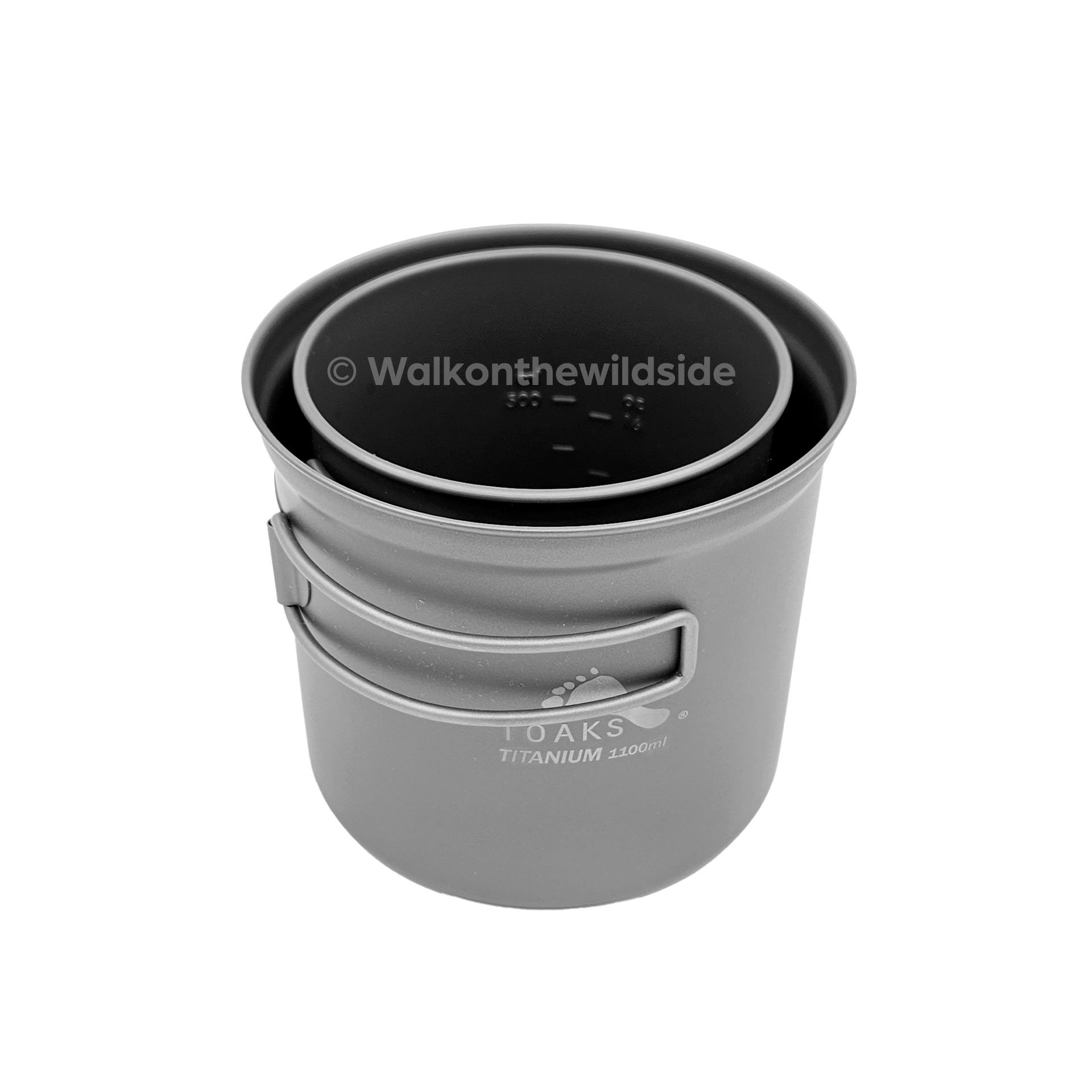 Toaks Pot 1100 mit Pot 750 darin